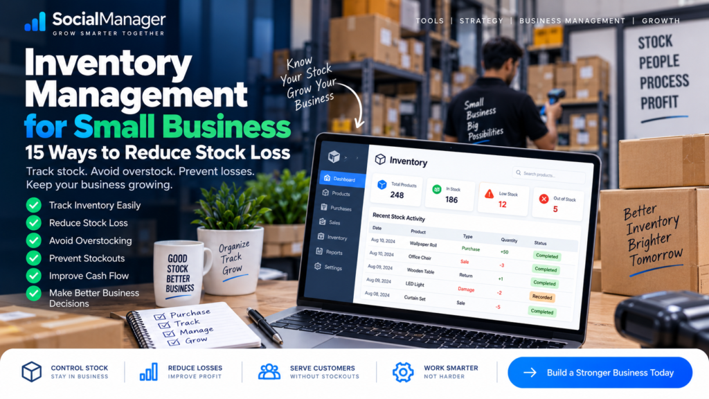 Inventory management for small business – stock tracking and inventory control